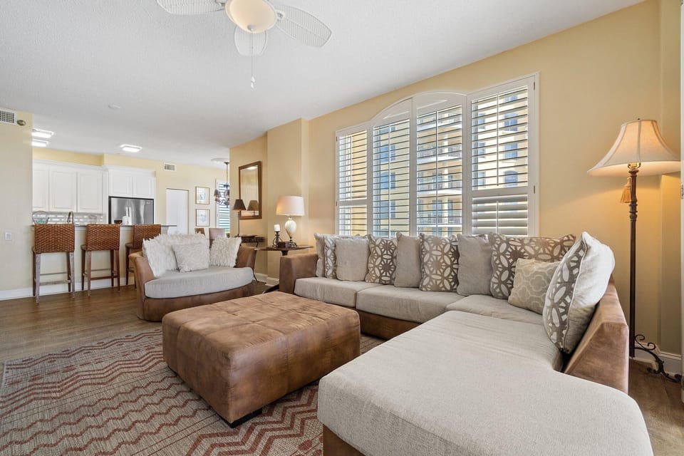 Condo, Multiple Beds (Beach Colony Tower 9A) | Living area | TV