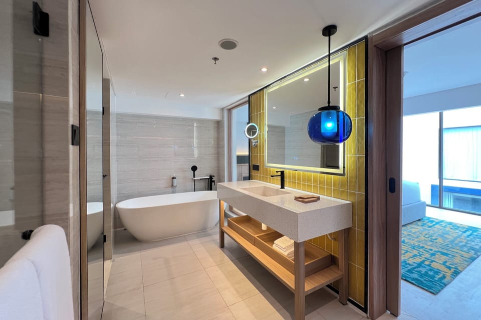 Suite, 1 Bedroom | Down comforters, in-room safe, blackout drapes, soundproofing