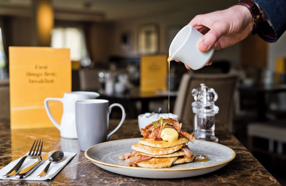 Daily buffet breakfast for a fee
