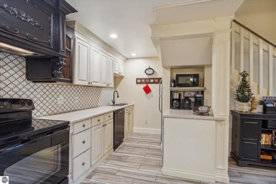 Spacious kitchen. Plenty of room to prepare meals