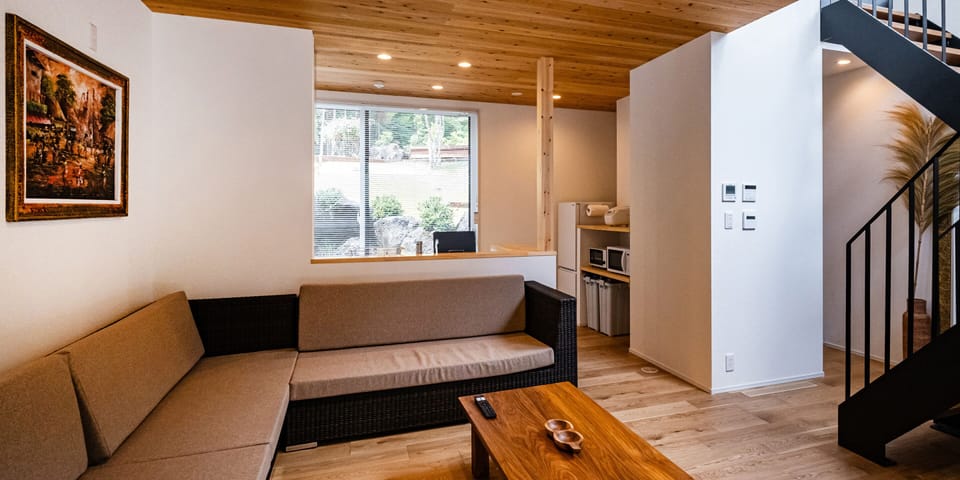 [Bridge] Maisonette with open-air bath, No pets allowed | Free WiFi, bed sheets