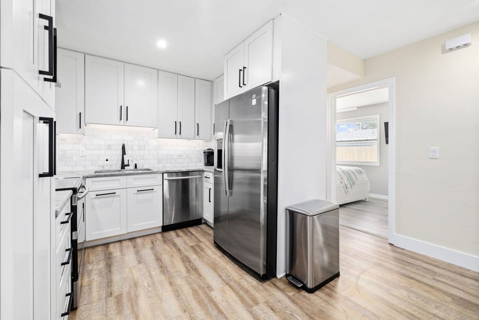 Fully stocked kitchen