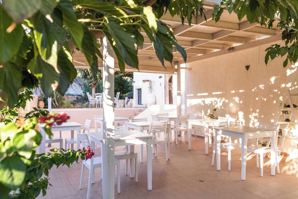 Seating area in the garden
