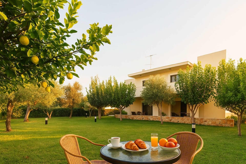 Spacious garden
