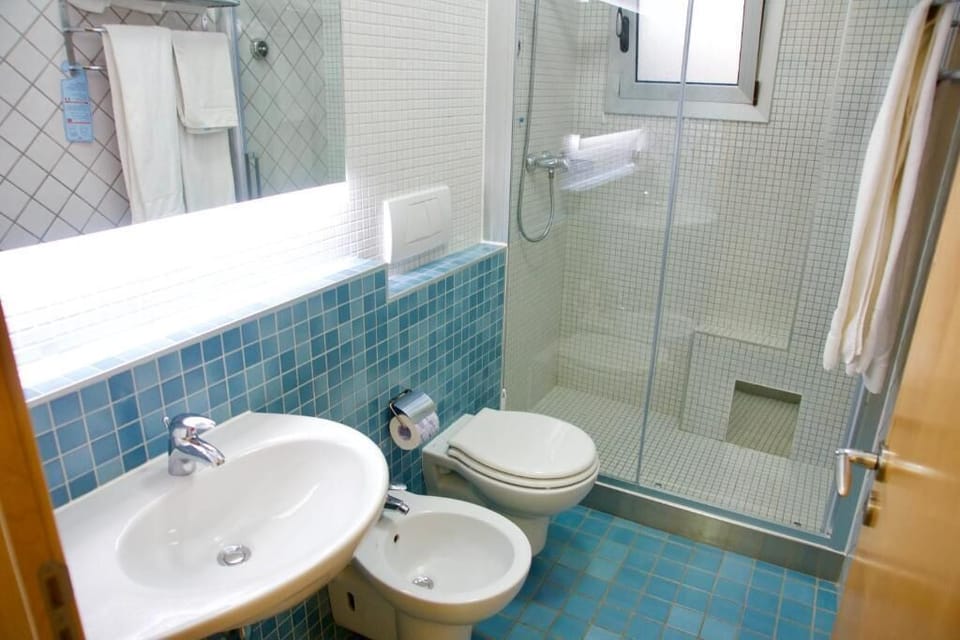 Shower, rainfall showerhead, hair dryer, bidet