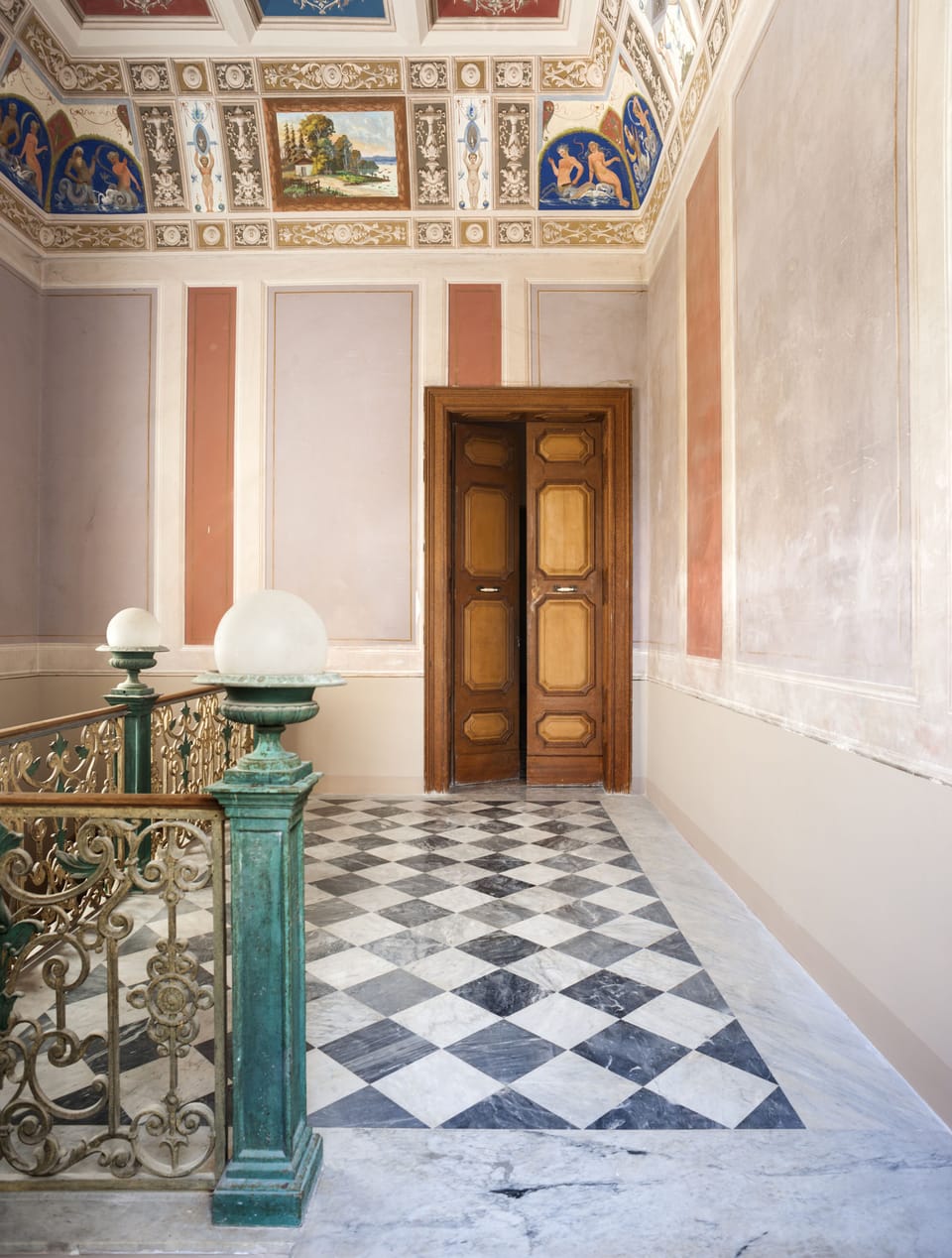 Interior entrance