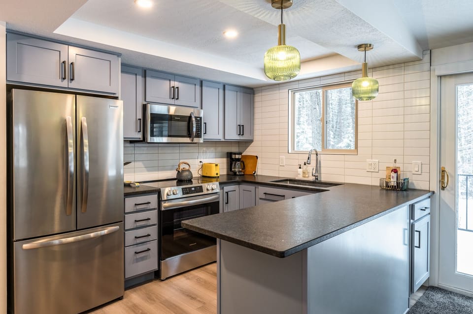 Modern, open kitchen