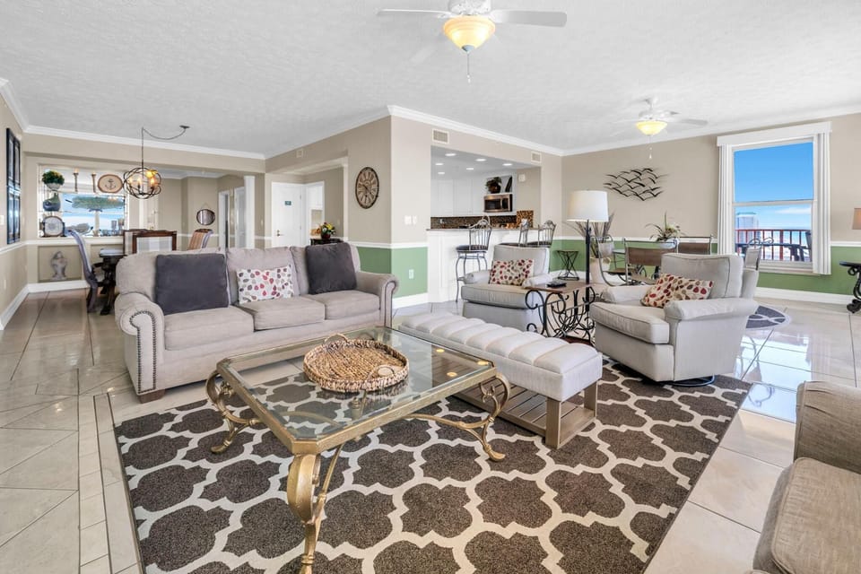 Condo, Multiple Beds (Hidden Dunes 1305) | Living area | TV