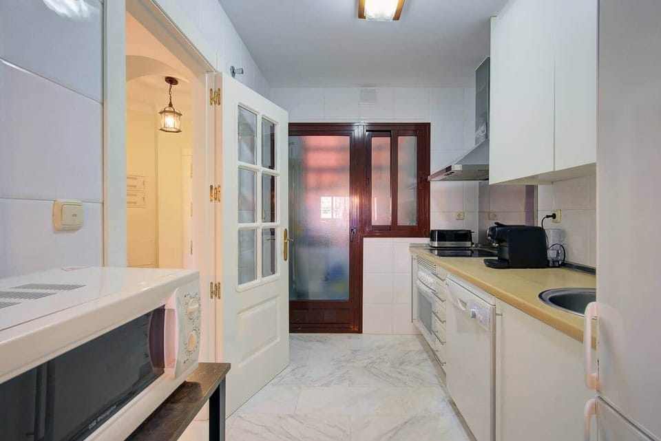 cocina y patio