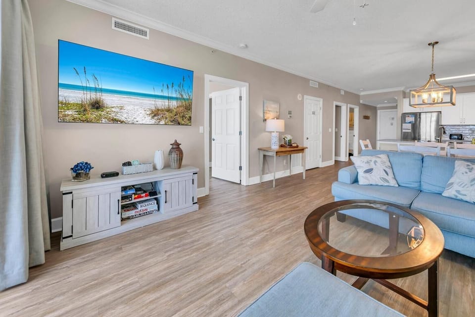 Condo, Multiple Beds (Twin Palms 1401) | Living area | TV