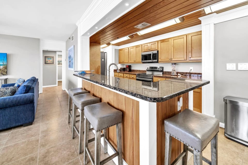 Condo, Multiple Beds (Long Beach Resort 2-201) | Private kitchen | Oven, toaster
