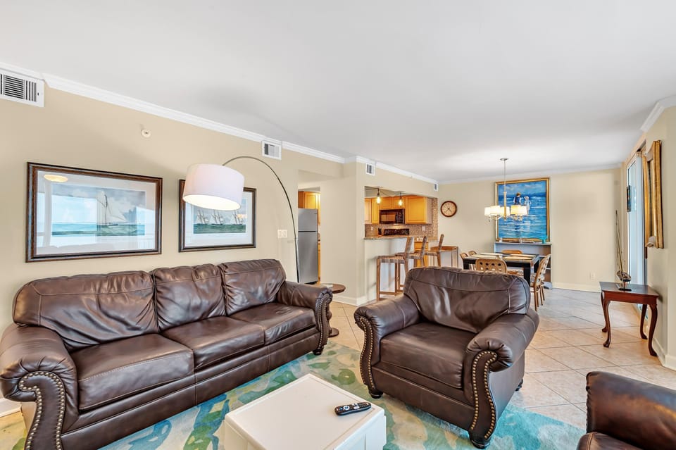 Condo, Multiple Beds (SeaSpray West 503- Gulf Front) | Living area | TV