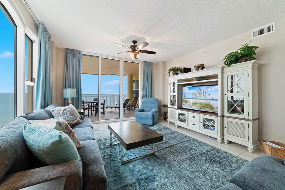 Condo, Multiple Beds (Beach Colony East 7A) | Living area | TV