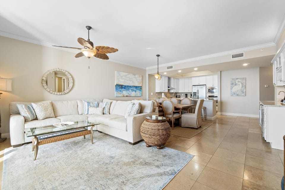 Condo, Multiple Beds (Indigo East 1602) | Living area | TV