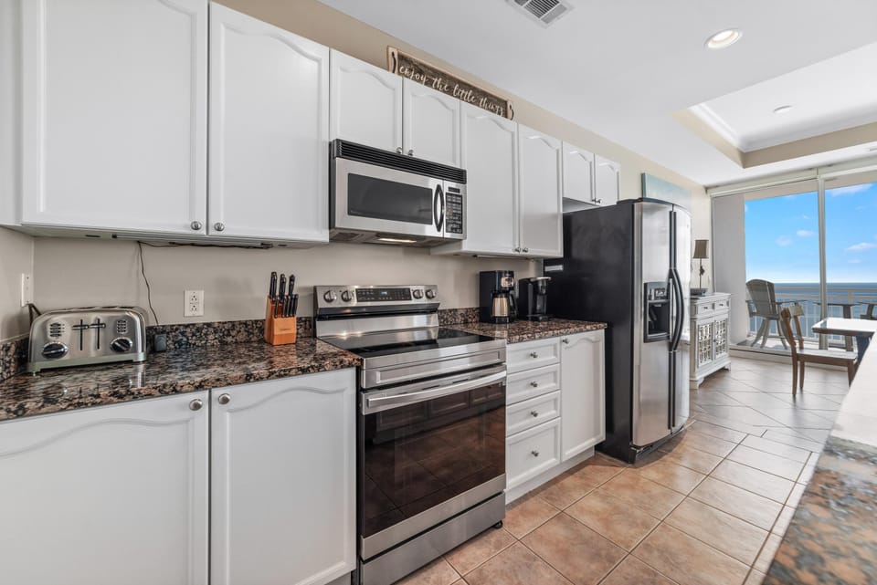 Condo, Multiple Beds (La Playa 1202) | Private kitchen | Oven, toaster, paper towels