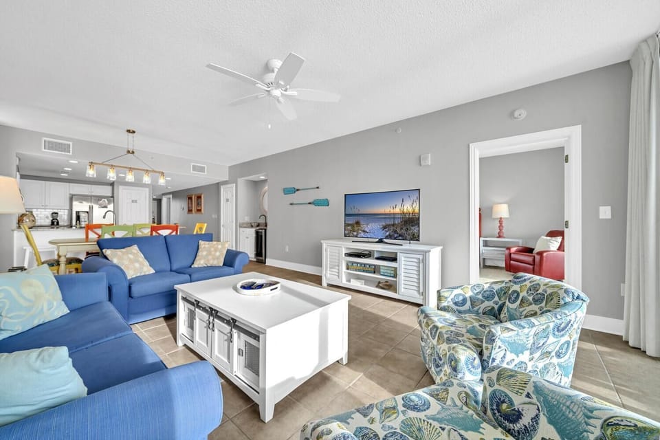 Condo, Multiple Beds (Majestic Beach Towers 2-1701) | Living area | TV