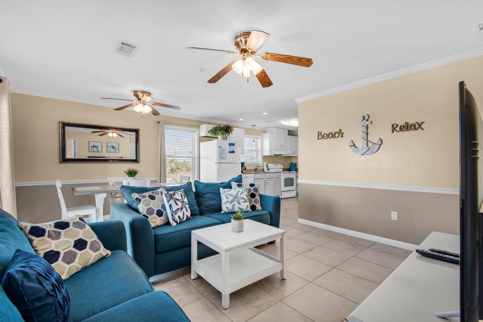 Condo, Multiple Beds (St. Martin Beachwalk Villas 131) | Living area | TV