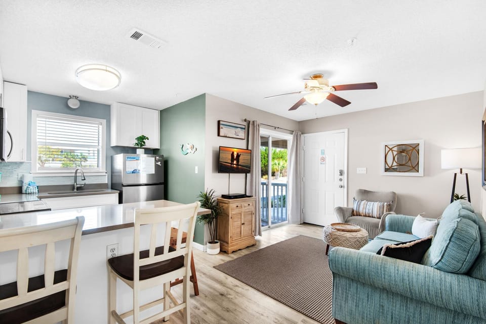 Condo, Multiple Beds (St Martin Beachwalk Villas 112) | Living area | TV