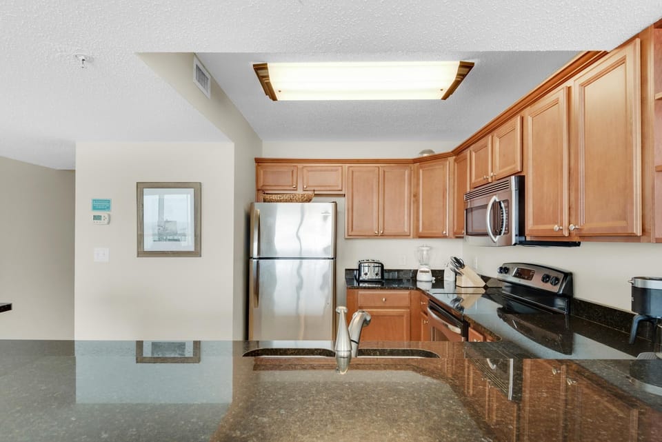 Condo, Multiple Beds (Pelican Beach Resort 801) | Private kitchen | Oven, toaster