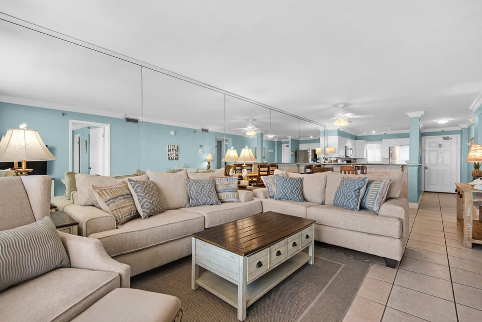 Condo, Multiple Beds (Destin on the Gulf 206) | Living area | TV