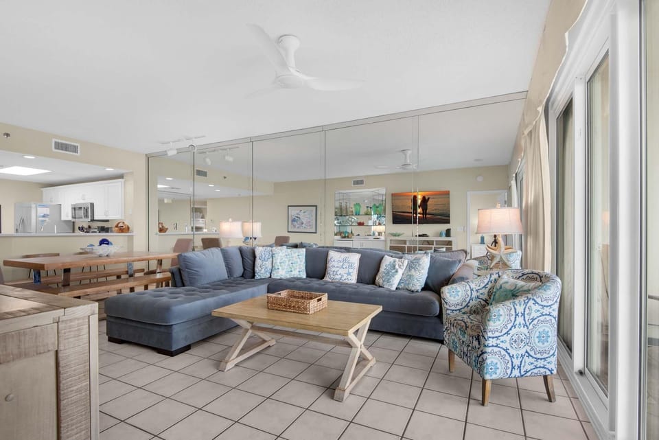 Condo, Multiple Beds (Sterling Sands 209) | Living area | TV