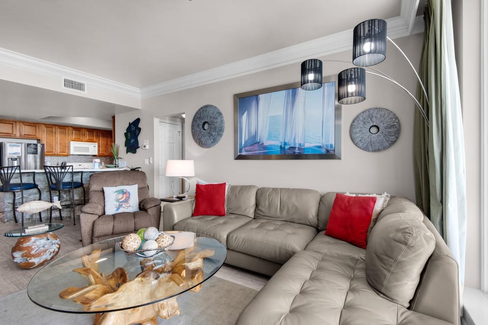 Condo, Multiple Beds (St. Lucia 1103) | Living area | TV