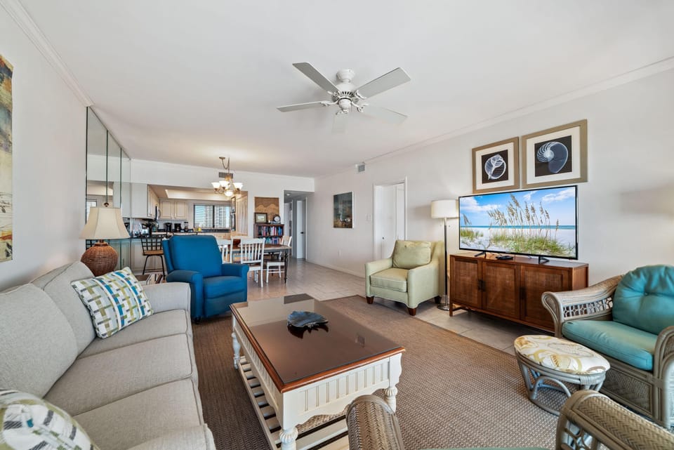Condo, Multiple Beds (Shipwatch A302) | Living area | TV