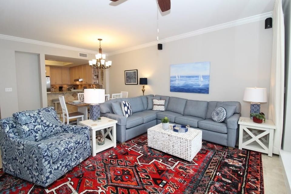 Condo, Multiple Beds (Indigo East 605) | Living area | TV