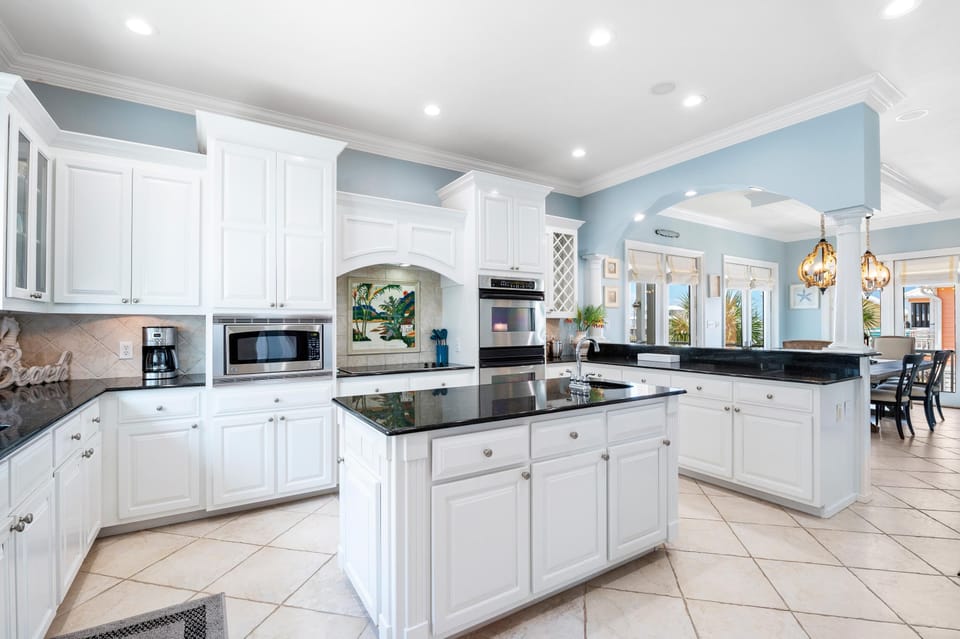 House, Multiple Beds (Whispering Palms Beach House) | Private kitchen | Oven, toaster, paper towels
