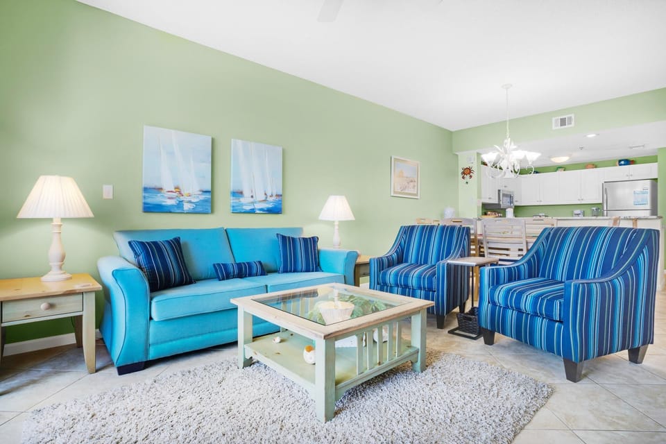 Condo, 1 King Bed with Sofa bed (Leeward Key 204) | Living area | TV