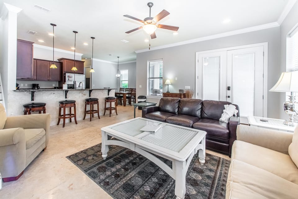 House, Multiple Beds (Beach Rx) | Living area | TV