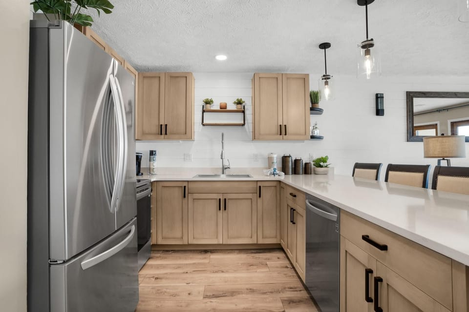 Condo, Multiple Beds (Crystal Villas A-3) | Private kitchen | Oven, toaster