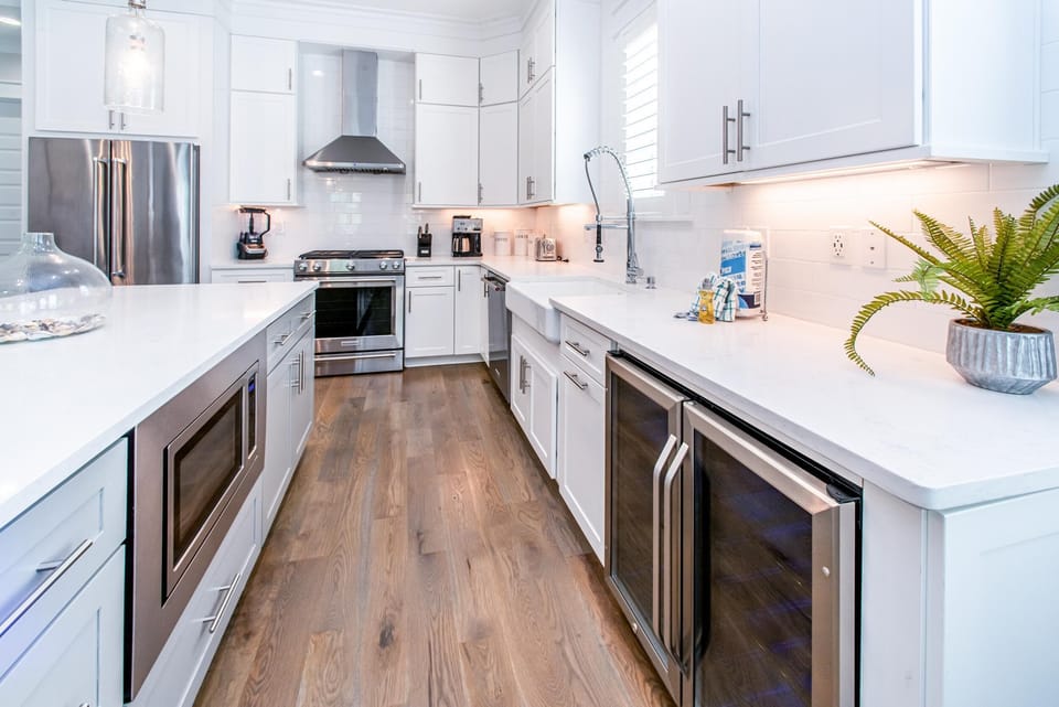 House, Multiple Beds (The GRAYTest 30A Beach House) | Private kitchen | Oven, toaster
