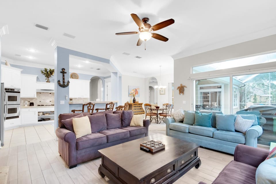 House, Multiple Beds (Eat.Sleep.Beach.Repeat) | Living area | TV