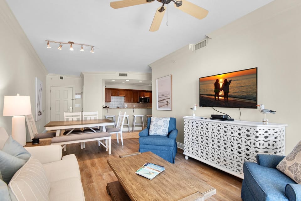 Condo, Multiple Beds (Emerald Grande W223) | Living area | TV