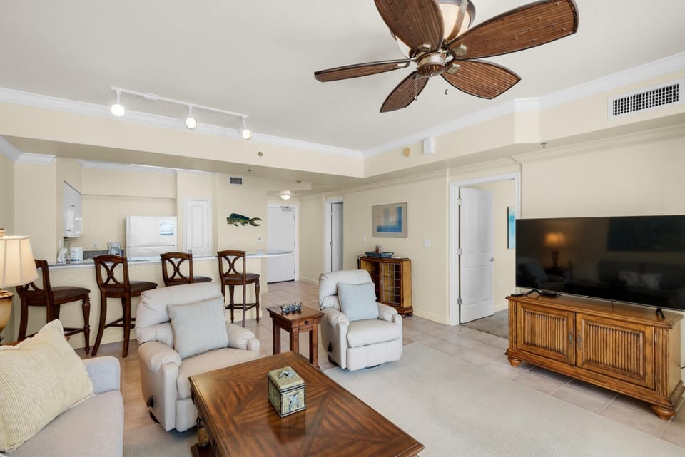 Condo, 1 King Bed with Sofa bed (Shores of Panama 1313) | Living area | TV