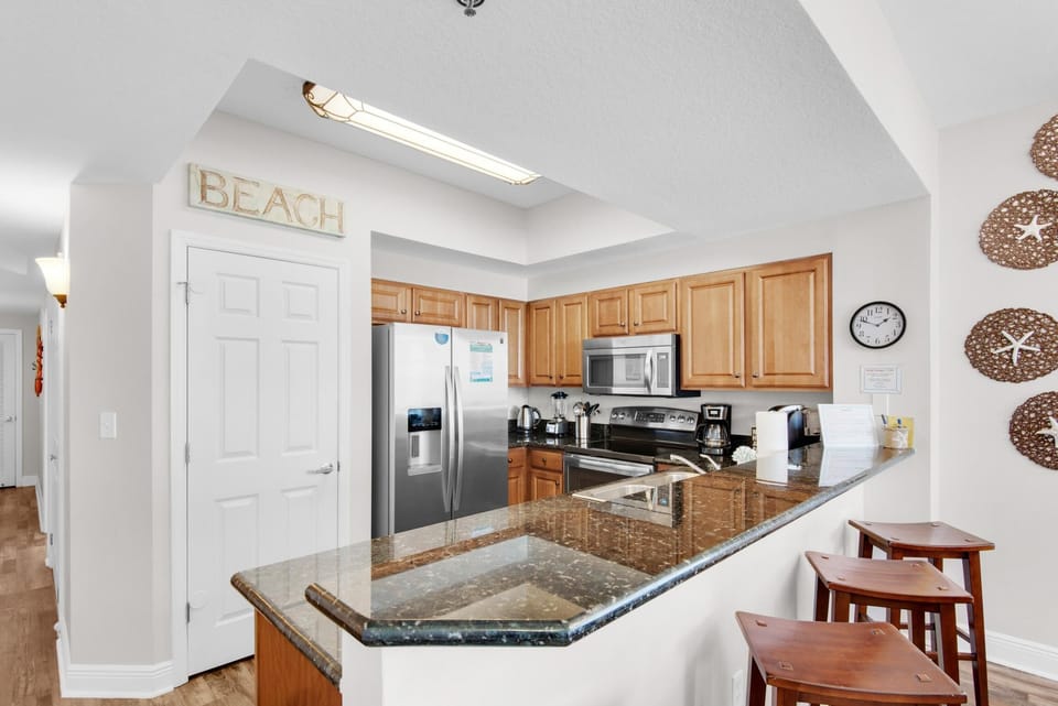 Condo, Multiple Beds (Ariel Dunes I 1101) | Private kitchen | Oven, toaster