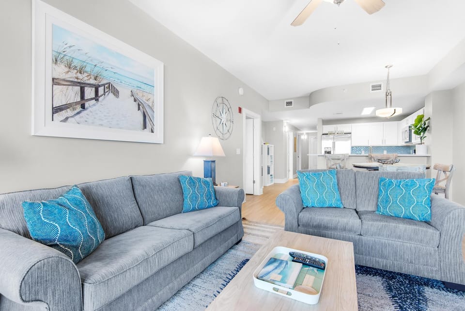 Condo, Multiple Beds (Calypso 3-406 - Paradise by the Pier) | Living area | TV