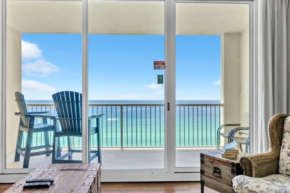 Condo, 1 King Bed with Sofa bed (Majestic Beach Towers 1-1213) | Living area | TV