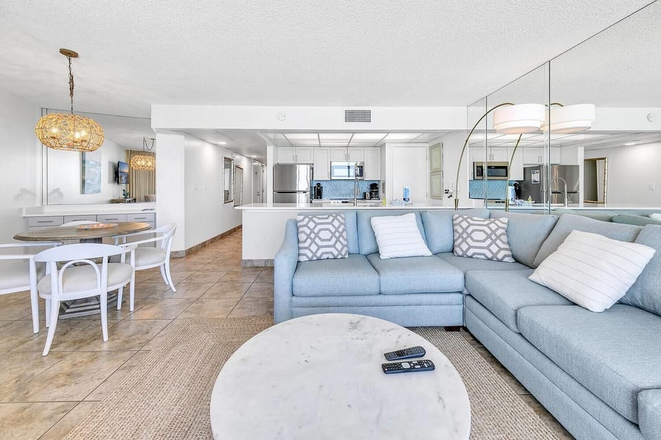 Condo, Multiple Beds (Edgewater Tower 2-805) | Living area | TV