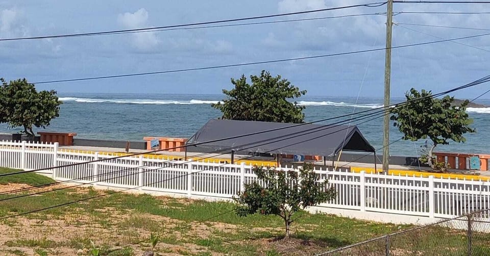 View from balcony.