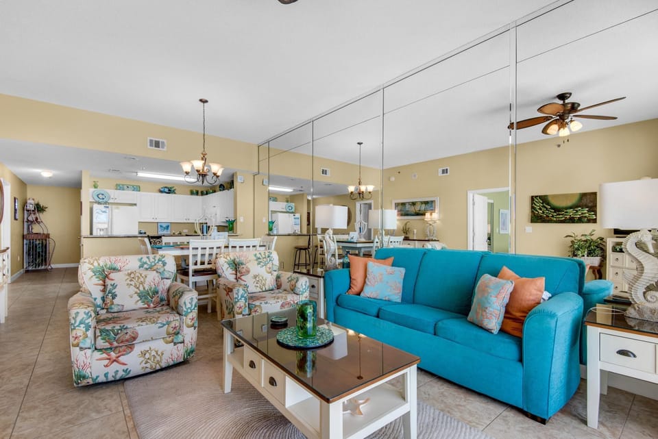 Condo, Multiple Beds (Leeward Key 1202) | Living area | TV