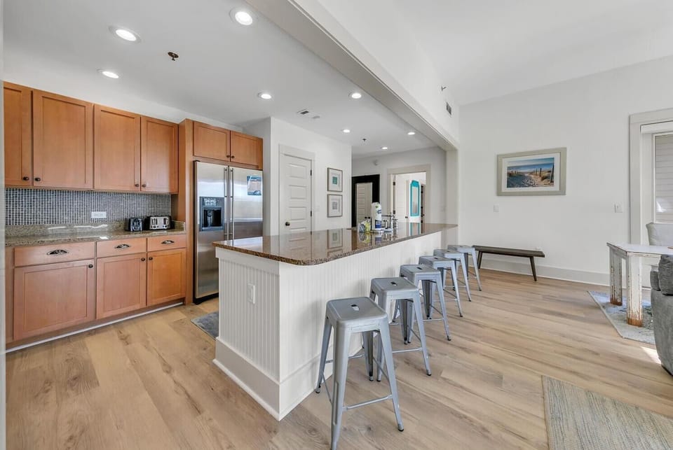 Condo, Multiple Beds (Redfish Village M1222) | Private kitchen | Oven, toaster