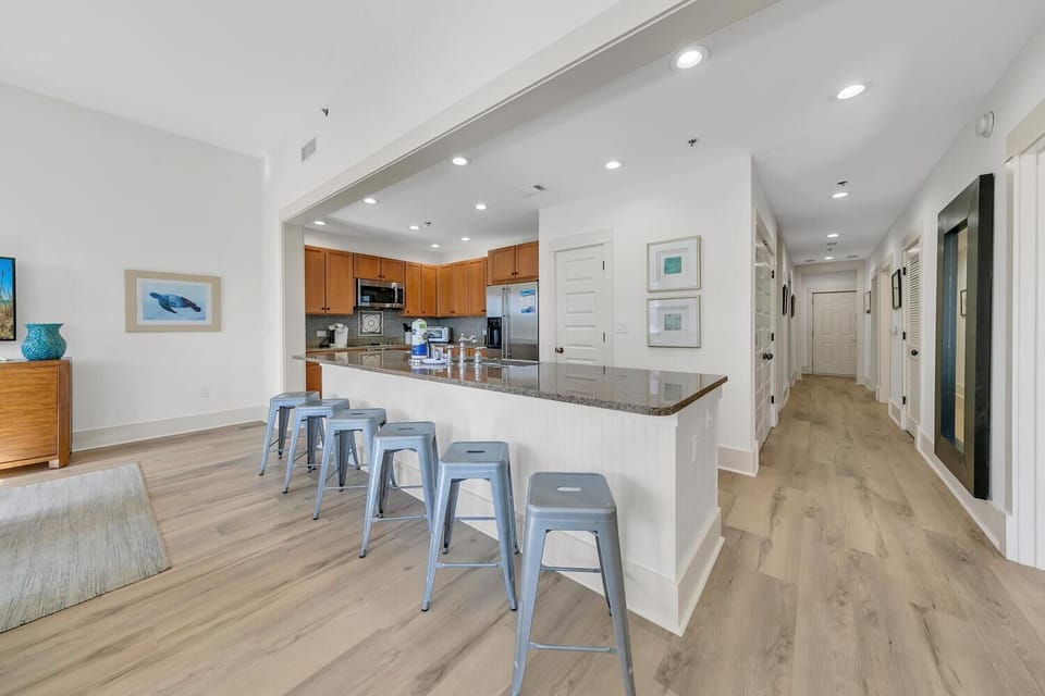 Condo, Multiple Beds (Redfish Village M1222) | Private kitchen | Oven, toaster