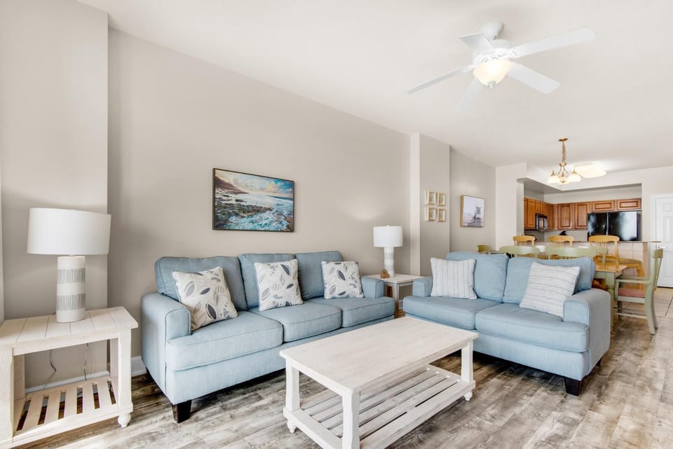 Condo, Multiple Beds (Sunrise Beach 903) | Living area | TV