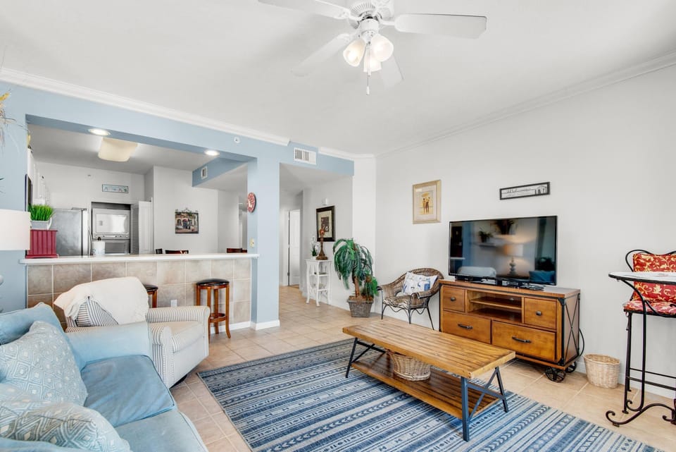 Condo, Multiple Beds (Destin West Gulfside #608) | Living area | TV