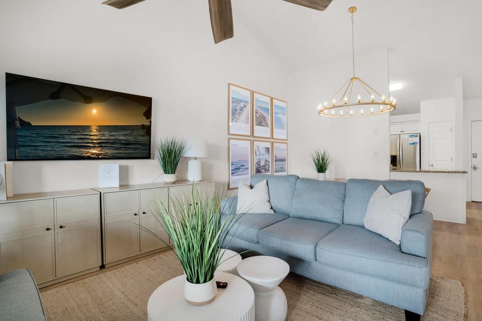 Condo, Multiple Beds (Chateau La Mer II #103- Dreamland Des) | Living area | TV