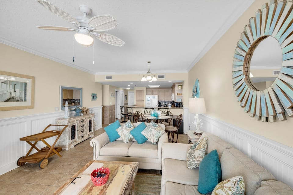 Condo, Multiple Beds (Boardwalk 508) | Living area | TV