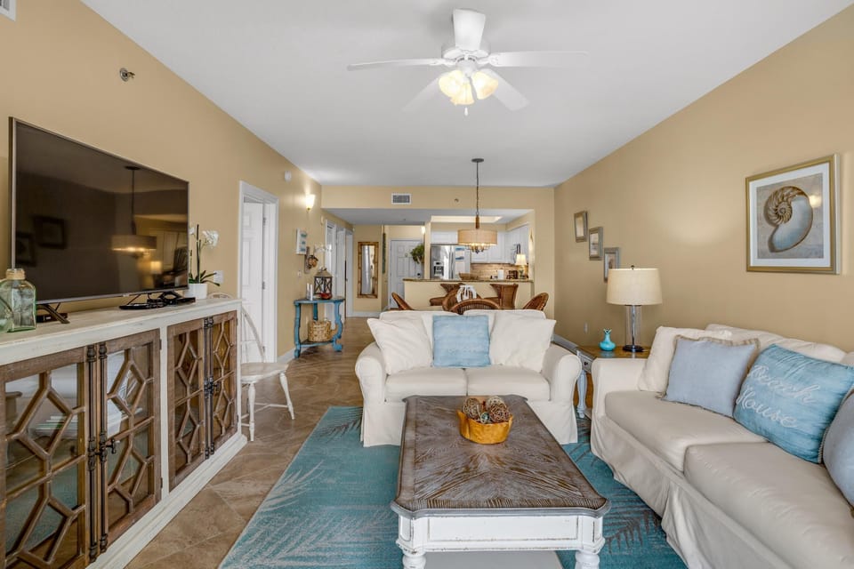 Condo, Multiple Beds (Ariel Dunes II 904) | Living area | TV