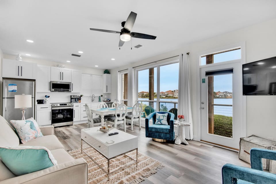 Condo, Multiple Beds (Destiny Beach Villas #15B) | Living area | TV